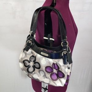 Coach shoulder bag Madison clover sateen